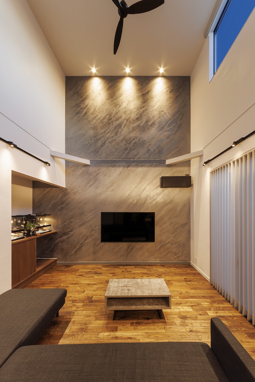 開放感とプライバシーを両立した美術館のような家